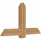 Ekena Millwork Eugene Smooth Timber Gable Bracket, Western Red Cedar, 48"W x 28"H x 3 1/2"D x 5 1/2"F, 14/12 Pitch GBW048X28X0406EUG00SWR - alternate 2